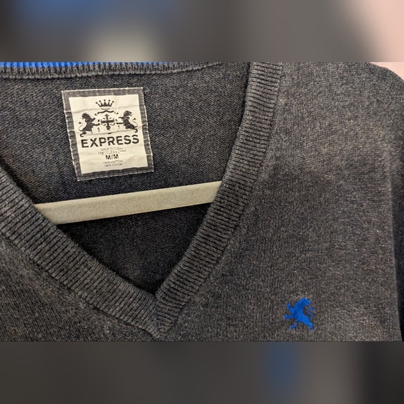 Express V-Neck sweater. Men's Medium - Picture 3 of 4